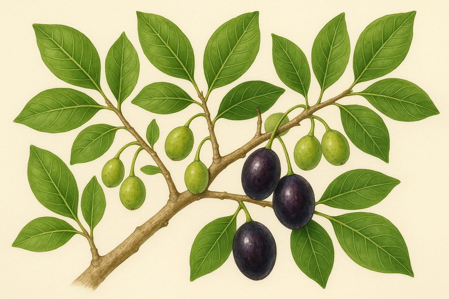 Kakadu Plum, showing its green flesh, the world's richest natural source of Vitamin C.